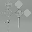 04.jpg KPop Demon Hunters HUNTRIX Lightstick. Cartoon, movie, props, cosplay
