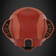 SamusPowerHelmetBack.jpg Metroid Samus Aran Power Suit Helmet for Cosplay