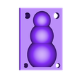snowman_maker_right_side.STL Archivo STL gratis Fabricante de muñecos de nieve (añadir dos bolas de muñecos de nieve)・Plan imprimible en 3D para descargar
