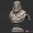 02.JPG Thor Bust Avenger 4 bust - 2 Heads - Infinity war - Endgame 3D print model