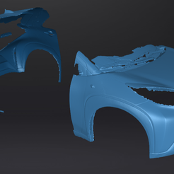 Screenshot-2023-09-10-005639.png STL file Toyota Aygo X 2022 - Front and Rear Complete Scan - 3D Scan・3D printing template to download