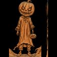 The-Halloween-Wandering-Pumpkin-1.jpg La citrouille errante d'Halloween fichier STL pour impression 3d ou CNC