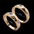 PREVIEW-01.png COUPLE RINGS 3D print model 29