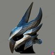 02.jpg SKYRIM DAEDRIC HELMET -The Elder Scrolls Masks 3D print model