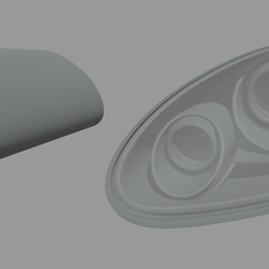 Porsche_Headlight_Render_01.png STL file Porsche headlights・3D printing idea to download