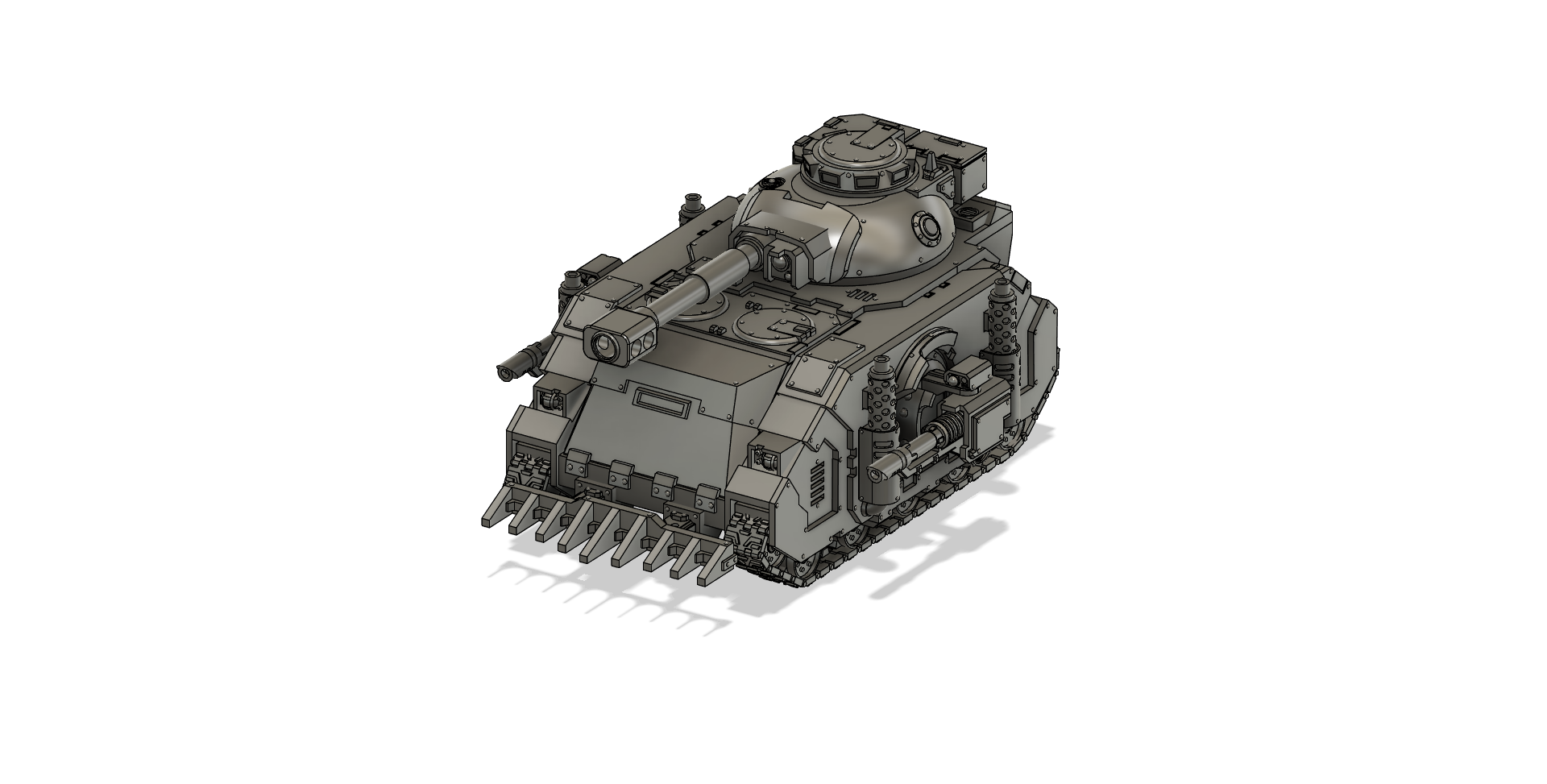 Predator.png Файл STL Атакующий танк с узором Марса・Дизайн 3D-печати для загрузки3D, Craftos
