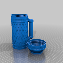 Free STL file Metal Can Koozie 16oz Pint Can Adapter 🥫・3D print