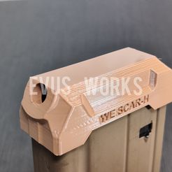 Photo_1639976049259.jpg STL file WE Scar-H Speed Loader Adaptor・3D printable model to download