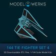 144-Tie-Set-4-Graphic-2.jpg Archivo 3D 1/144 SCale Tie Fighter Set 4・Modelo de impresión 3D para descargar