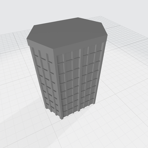 Hex5sample.png 14 Buildings Mechwarrior / Battletech Hex-based City Set