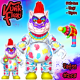 CGImages10.png Killer Klowns Fatso MultiColor Flexi Print-In-Place + figure