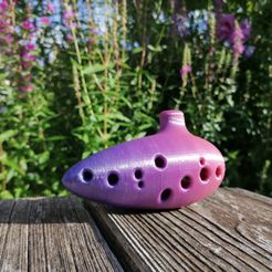 Ocarina 1.jpg Archivo STL gratis Ocarina 5・Objeto imprimible en 3D para descargar
