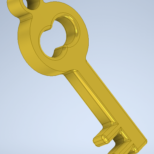 key pendant 3D model
