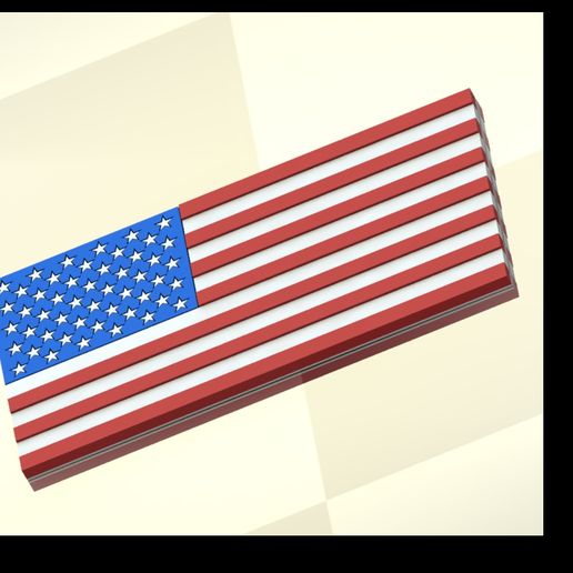 US Flag 3D model