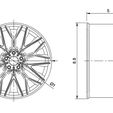 HRE-P200-Drawing.jpg HRE P200 Rims  for Diecast 1 : 64 scale