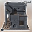 5.jpg Ruined desert building with wooden frame and intact upstairs terrace (19) - Canyon Sandy Landscape 28mm 15mm RPG DND Nomad Desertland African Middle East