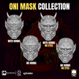 9.png Oni Collection Head Collection for Action Figures