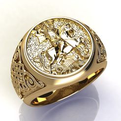 DDD.jpg Fichier STL ANNEAU SAINT GEORGE ANEL SÃO JORGE・Design pour impression 3D à télécharger