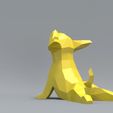 chi05.jpg Low Polygon Chihuahua dog model 3D print model 3D print model