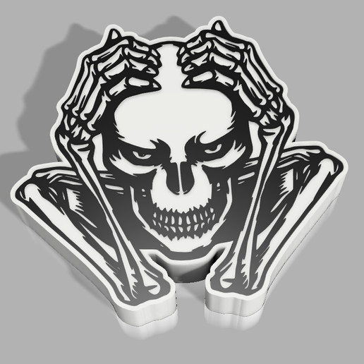 skeleton lamp 3D model