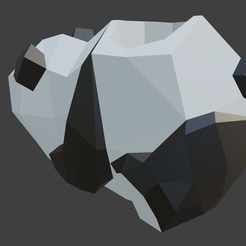 side2.png Télécharger fichier STL Pot Panda géométrique. • Design à imprimer en 3D, HumanArt