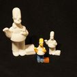 DSC04266_display_large.jpg Free STL file Homer Simpson・3D printing template to download
