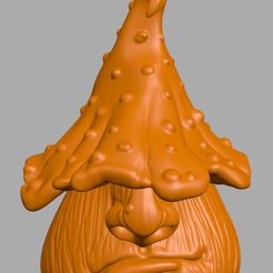 grumpy-mushroom1.jpg Archivo STL Seta gruñona・Modelo imprimible en 3D para descargar