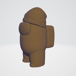 wool-1.jpg Archivo OBJ Entre nosotros - Gorro de lana・Modelo para descargar e imprimir en 3D