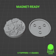magnets.png Conjunto de bases para cidades em ruínas de 40 mm