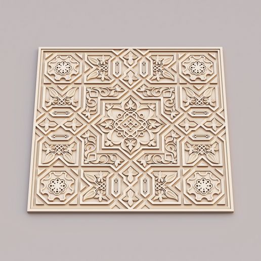 🏘️ Decorative Pattern 004・ 3D File for 3D printing・Cults