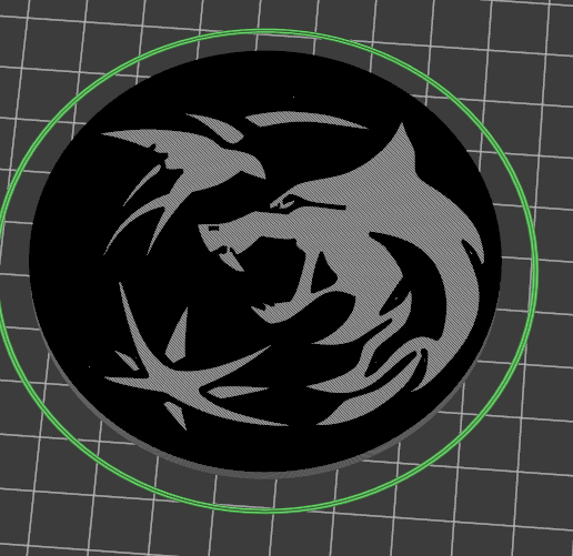 The Witcher Drink Coasters 3D model