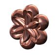 Lotus-leaf-Florentine-rosette-09.jpg Lotus leaves Florentine rosette onlay relief 3D print model