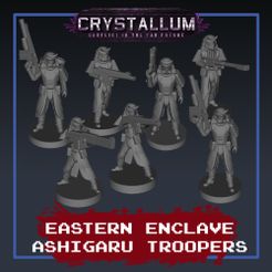 Eastern-Enclave-Ashigaru-Troopers.jpg Free STL file People's Republic of Anyana/ EDP Ashigaru Troopers・3D print model to download