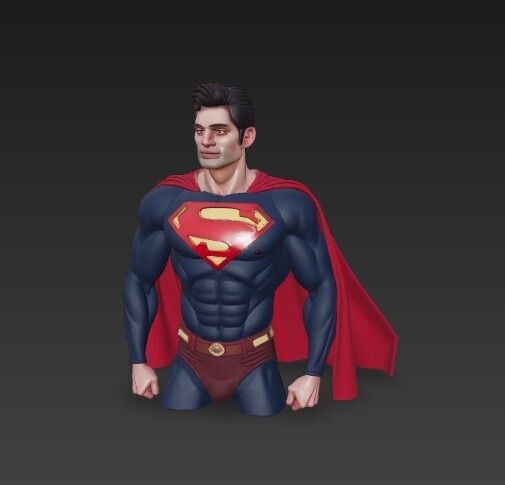 superman figurine 3D model