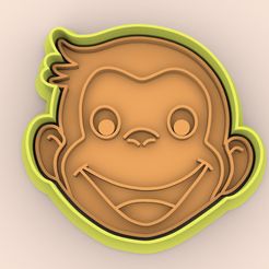 JORGE-EL-CURIOSO.jpg STL file Cutter Curious George - Cutter Curious George・3D printing model to download