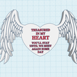 memorial-heart-with-wings-treasure.png Heart with angel wings on stand, In loving memory of someone special, remembrance, commemoration, memorial gift
