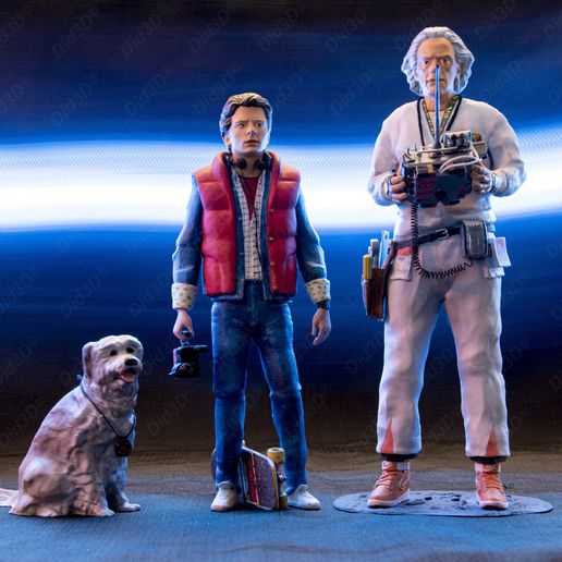 DSC_1046.jpg Doc Marty Einstein Pack 1-8 Scale 3D print
