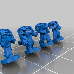 HeavySiege_NoBoolean.png Free STL file Galactic Crusaders - Heavy Siege Armour - 6-8mm・3D printer model to download