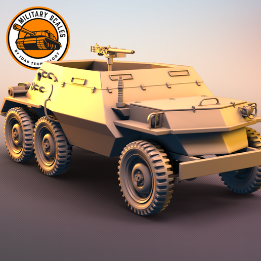 T-24 Scout car - 3D model önizlemesi