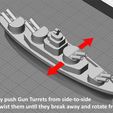 post_print_display_large.jpg BATTLESHIPS - with Rotating Gun Turrets (No support required)