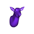 (v.2) Head_Hollow.stl Free STL file Deer・3D printing template to download, Gunnarf1986