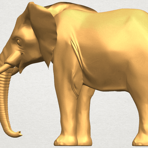 TDA0592 Elephant 07 A02.png Télécharger fichier gratuit Eléphant 07 • Design pour impression 3D, GeorgesNikkei