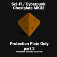 TemplateMK02part3A.jpg PROTECTIVE PLATE - PART 3 OF CHESTPLATEMK02 FACEPLATE
