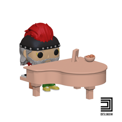 Jack-01.png Archivo 3D JACK BLACK BOWSER MARIO BROS PELICULA - FUNKO POP TOYART・Diseño de impresión en 3D para descargar