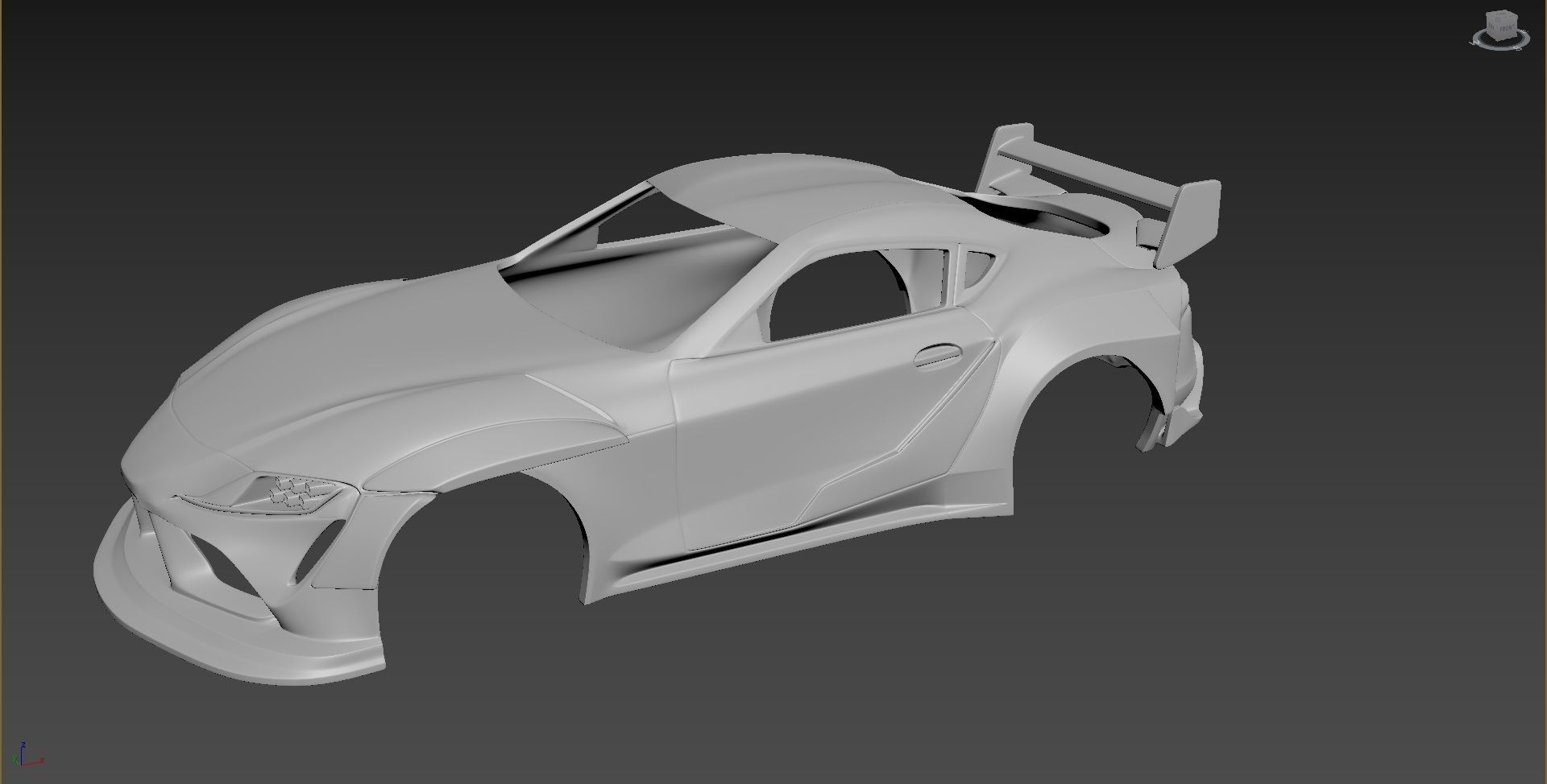 2.jpg Fichier 3D Toyota Supra 2020 Tuning Body pour impression・Idée pour impression 3D à télécharger, Andrey_Bezrodny