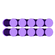 Pins_10.stl Plinko with Replaceable Pins/Pegs (Galton Board, Binomial Distribution, Bean Machinese)
