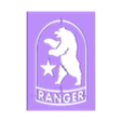 NCRRanger.stl NCR & Ranger Logo Stencil