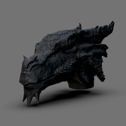 dragon.17.png Free STL file Dragon Head・3D printable model to download