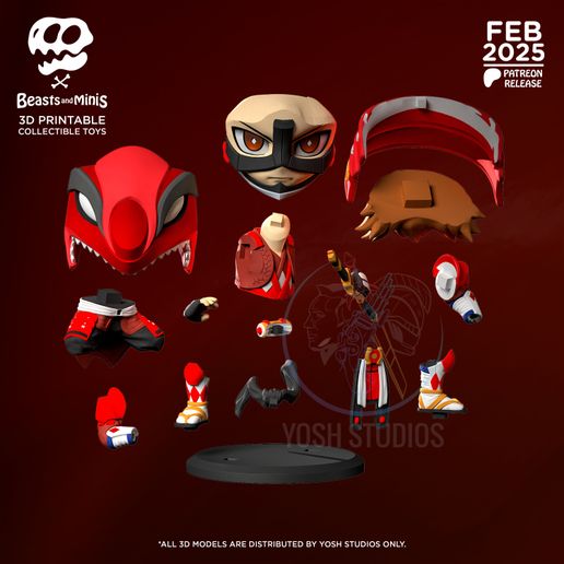 🖨️ Sengoku Red Mini 3D Printer STL File・ 3D File for 3D printing・Cults