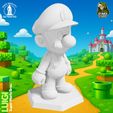 100.jpg Luigi - Super Mario Fan Art 3D Model